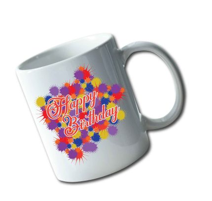 Happy Birthday Mug, With photo