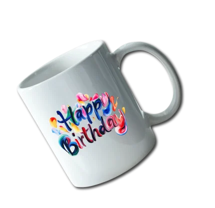Happy Birthday Mug, With photo
