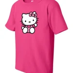 Magenta Hello Kitty Cotton T- shirt